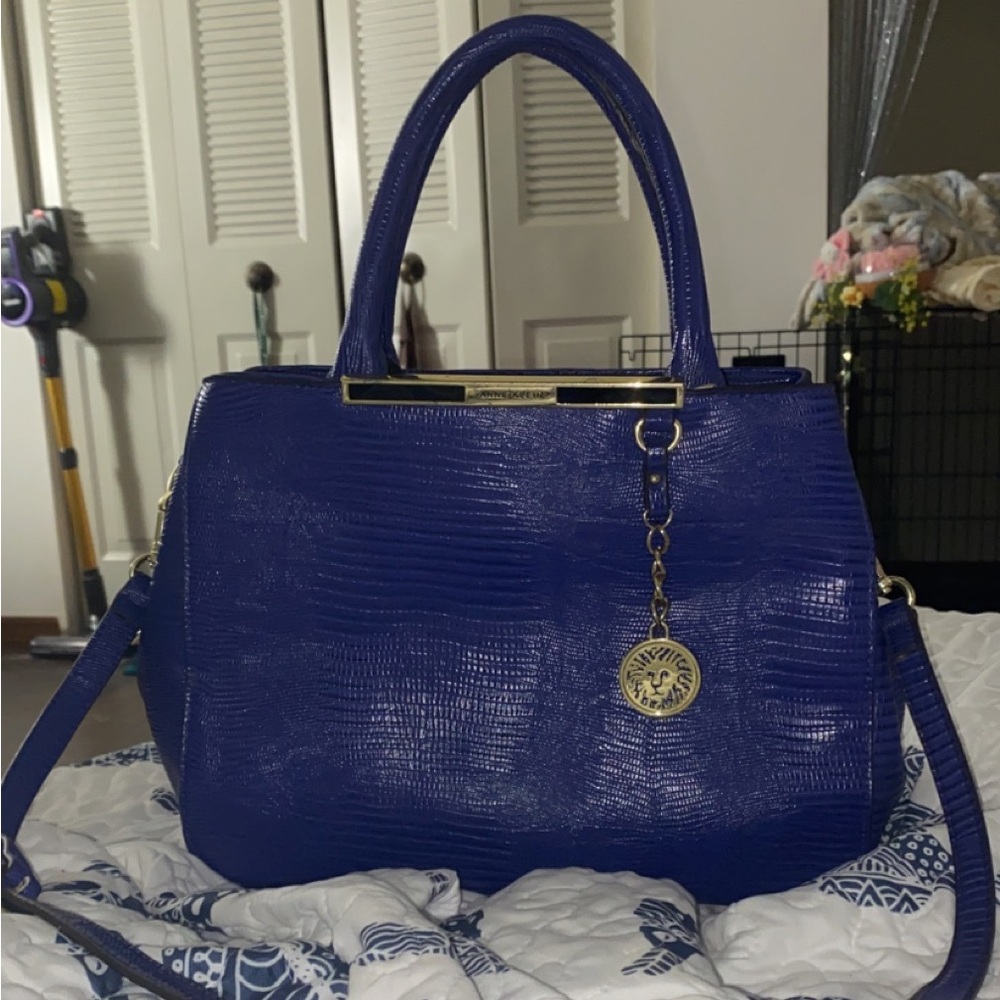 Anne Klein Blue Purse